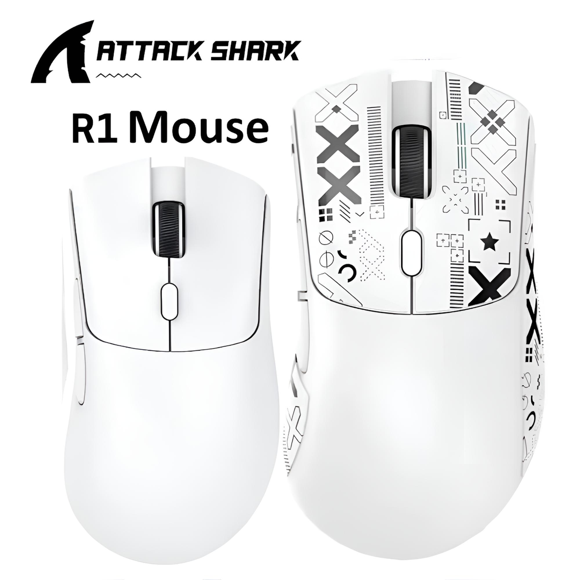 Миша Attack Shark R1 White