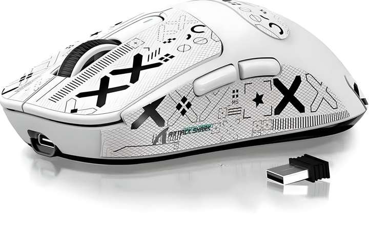 Миша Attack Shark X3 Wireless Whiteㅤㅤㅤㅤㅤㅤㅤㅤㅤㅤㅤㅤㅤㅤㅤ - Зображення 8