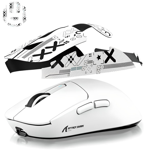Миша Attack Shark X3 Wireless Whiteㅤㅤㅤㅤㅤㅤㅤㅤㅤㅤㅤㅤㅤㅤㅤ - Зображення 7