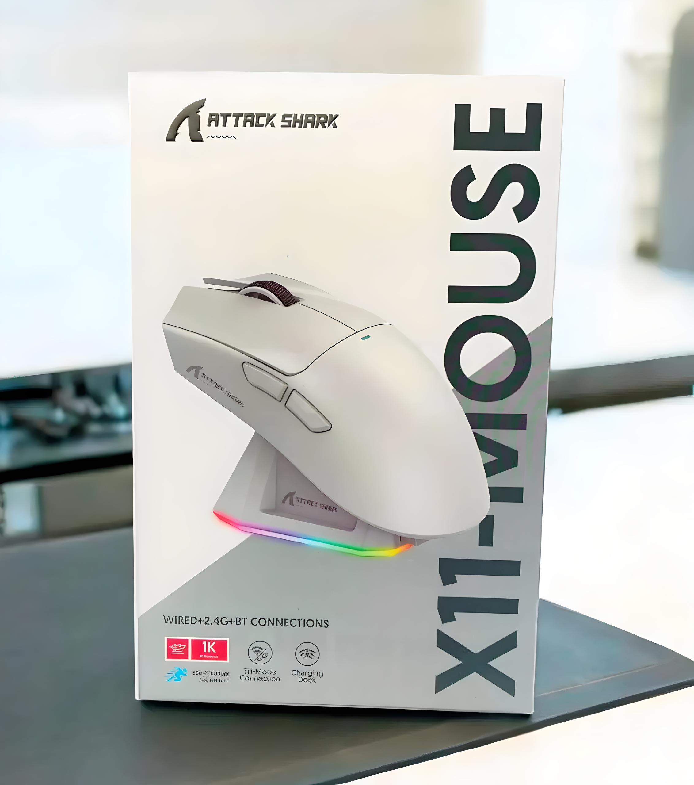 Мишка Attack Shark X11 White - Зображення 4