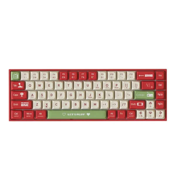 Клавіатура механічна AJAZZ AK680 Червоні перемикачі HOT SWAP Червона - Зображення 2