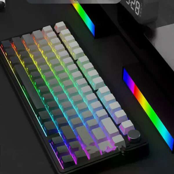 Бездротова механічна клавіатура Attack SHARK X85 (82 клавіші, BT, 2.4 Гц, USB Type-C, Gradient Black) Gradient Black‌ - Зображення 2