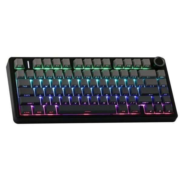 Клавиатура беспроводная AULA F75 Wireless Mechanical Keyboard RGB Black Gradient