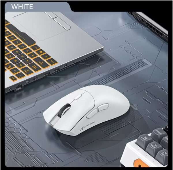 Миша Attack Shark R1 PAW3311 Pixart BT5.2 Wireless White - Зображення 3